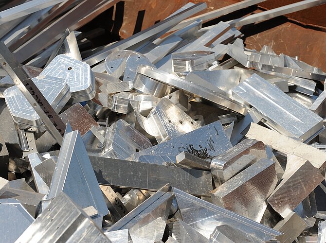 Diverse Abfälle aus Aluminium